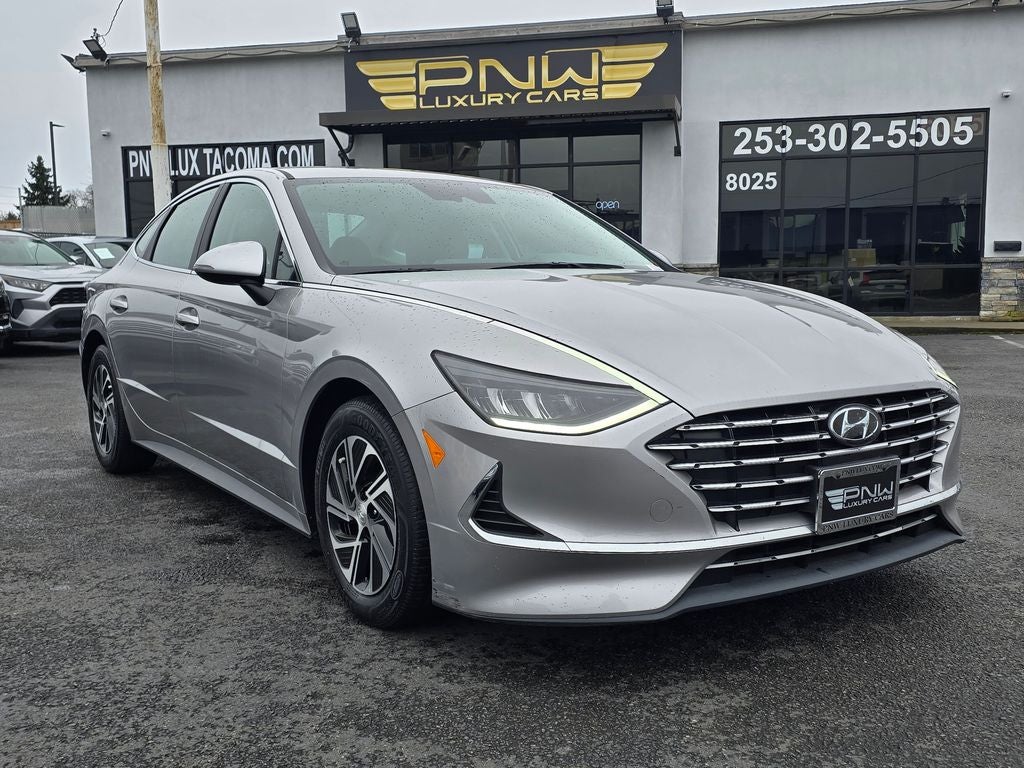 2021 Hyundai Sonata Hybrid Blue